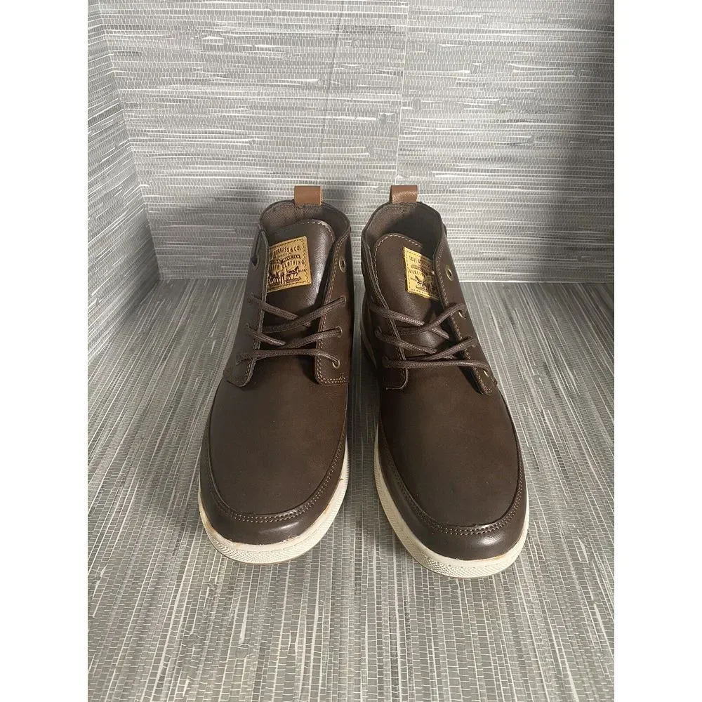 Levi's Mens Atwater Burnish BT Lace Up Boots‎ Brown/Tan Size 8